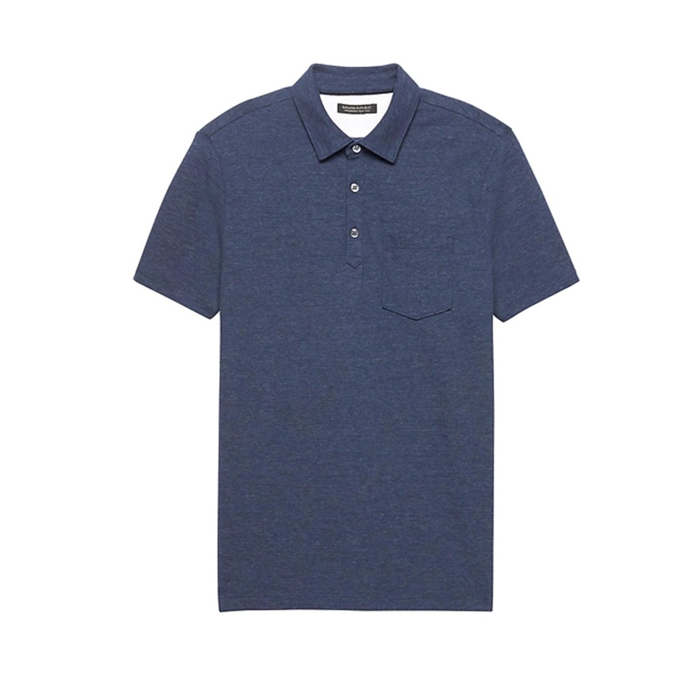 GAP polo  Don't-Sweat-It Polo  Heather Navy